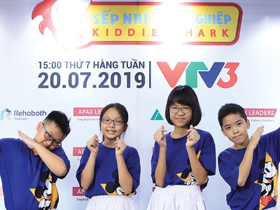 100 tỷ đồng nhen lên Khát vọng khởi nghiệp của trẻ em qua chương trình Kiddie Shark