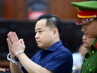 Vũ "Nhôm" tại phiên phúc thẩm chiều 7/6. Ảnh: Hoàng Triều.