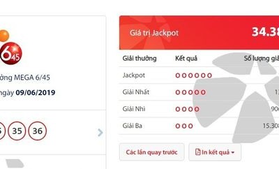 Giải độc đắc trị giá hơn 34,3 tỷ đồng được phát hành ở Cần Thơ.