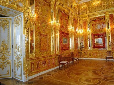 Căn Phòng Hổ phách là nơi từng cất giữ kho báu khổng lồ.