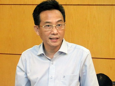 Ông Trần Đặng Đức trong buổi làm việc hồi tháng 11/2018. Ảnh: Bộ Tài Nguyên và Môi trường.