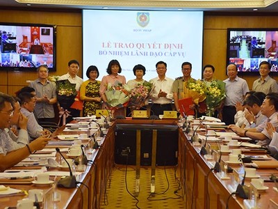 Bộ Tư pháp bổ nhiệm nhiều nhân sự mới