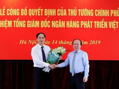 Ngân hàng Phát triển Việt Nam có tân Tổng giám đốc