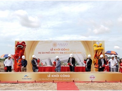 Lễ khởi công dự án phố chuyên gia Galaxy Hải Sơn.