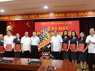 Ban Tổ chức Trung ương ra mắt Viện Khoa học tổ chức, cán bộ