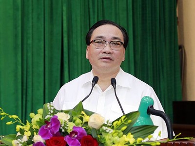 Ông Hoàng Trung Hải - Bí thư Thành ủy Hà Nội.