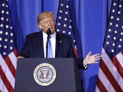 Tổng thống Mỹ Donald Trump tại Hội nghị Thượng đỉnh ở Nhật Bản hôm 29/6. Ảnh: Bloomberg.