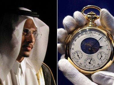 Sheikh Saud Bin Mohammed Al-Thani đã qua đời hai ngày trước khi chiếc đồng hồ được bán. Nguồn: Mirror.