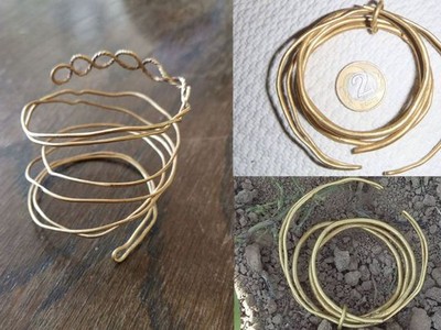 3 chiếc vòng cổ vàng có niên đại 3.000 năm tuổi được tìm thấy.