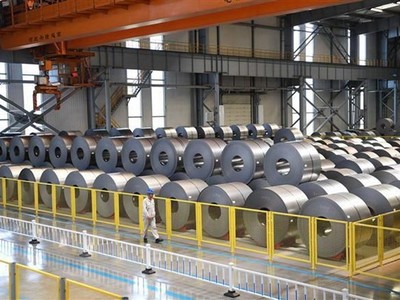 Sản phẩm thép tại một nhà máy ở Hồ Bắc, Trung Quốc ngày 31/5/2019. (Nguồn: THX/TTXVN).