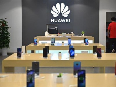 Một cửa hàng của Huawei tại Thượng Hải, Trung Quốc, ngày 26/5/2019. (Nguồn: AFP/TTXVN).
