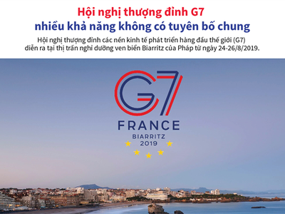 Hội nghị thượng đỉnh G7 nhiều khả năng không có tuyên bố chung