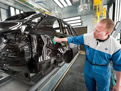 Bên trong nhà máy Spartanburg sản xuất xe của BMW tại Mỹ. Ảnh: Carscoops.