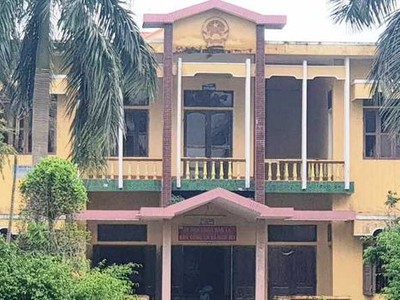 Trụ sở Đảng ủy, HĐND, UBND xã Nam Mỹ, huyện Nam Trực, tỉnh Nam Định.