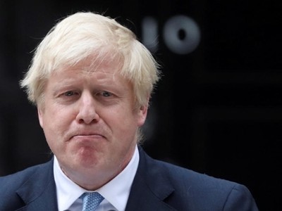 Thủ tướng Anh Boris Johnson tại London ngày 2/9. Ảnh: Reuters.