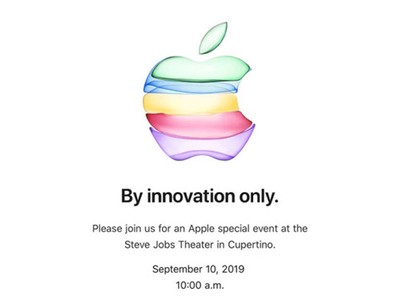 Thư mời tham gia sự kiện iPhone 11 sắp tới của Apple. Ảnh chụp màn hình