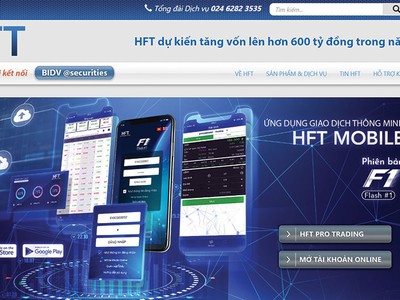 Chứng khoán HFT: Chủ ngoại rót tiền để tăng vốn lên 600 tỷ đồng