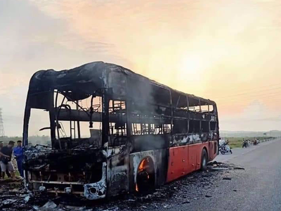 Hiện trường vụ cháy.