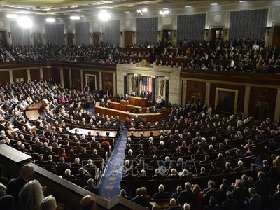 Toàn cảnh một phiên họp Hạ viện Mỹ ở Washington, DC. Ảnh: AFP/TTXVN.