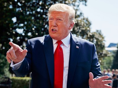 Tổng thống Mỹ Donald Trump. Ảnh: AP.