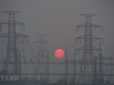 Chất lượng không khí của Hà Nội đang ở mức thấp. (Ảnh: Thành Đạt/TTXVN).