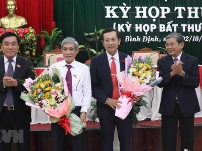 Bình Định họp bất thường bầu nhân sự mới