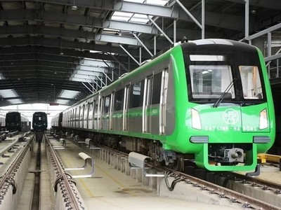 Đường sắt Cát Linh - Hà Đông đã vận hành thử trong nhiều tháng. 