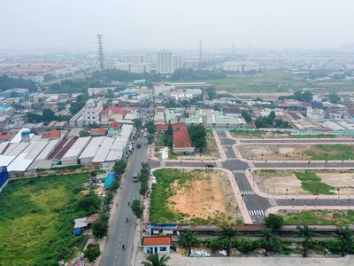 Cơ sở hạ tầng kỹ thuật tại thị xã Thuận An được đầu tư hoàn thiện góp phần thu hút nhà đầu tư.