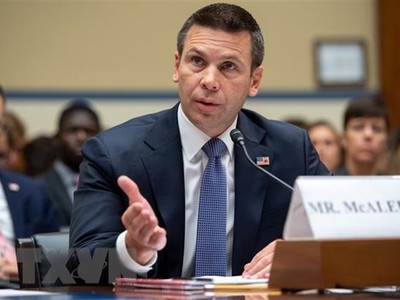 Bộ trưởng An ninh Nội địa Mỹ Kevin McAleenan. (Ảnh: AFP/TTXVN).