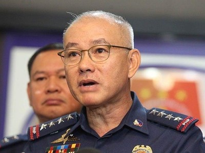 Cảnh sát trưởng quốc gia Philippines, Tướng Oscar Albayalde tuyên bố từ chức. (Nguồn: Philippines Star).