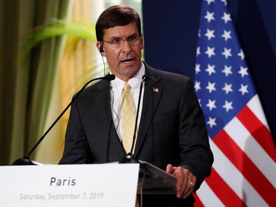 Bộ trưởng Quốc phòng Mỹ Mark Esper. (Ảnh: AFP/TTXVN).