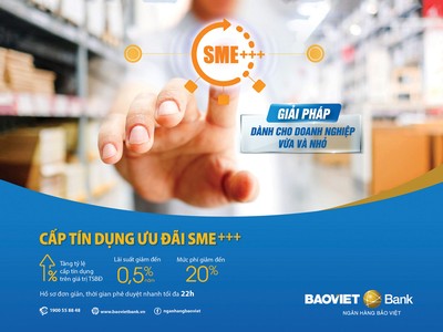 BAOVIET Bank triển khai gói tín dụng 1.500 tỷ đồng hỗ trợ doanh nghiệp SME
