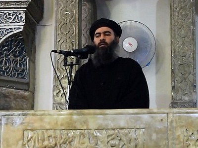Thủ lĩnh tối cao IS Abu Bakr al-Baghdadi.