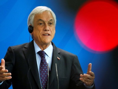 Tổng thống Chile Sebastian Pinera (Ảnh: AFP).