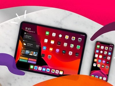 Giao diện hệ điều hành iOS 13 trên iPhone và iPadOs trên máy tính bảng iPad. (Nguồn: MacRumors)