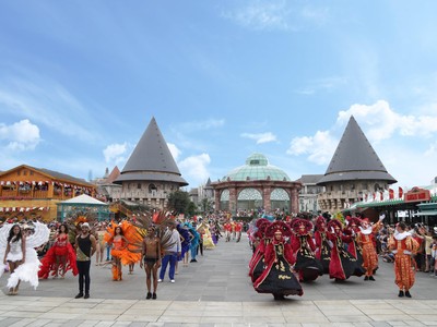 Không gian văn hóa – kiến trúc Pháp là nét đặc trưng của Sun World Ba Na Hills.
