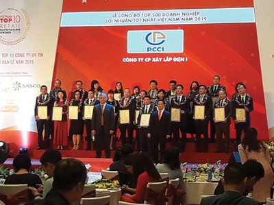 PCC1 năm thứ 2 liên tiếp vào bảng xếp hạng PROFIT 500 