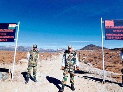 Biên giới hai nước Ấn Độ và Trung Quốc. (Nguồn: AFP)