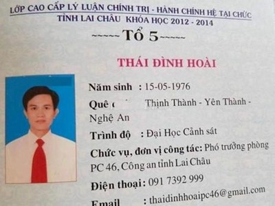 Tước danh hiệu Công an nhân dân đối với Thượng tá dùng bằng giả