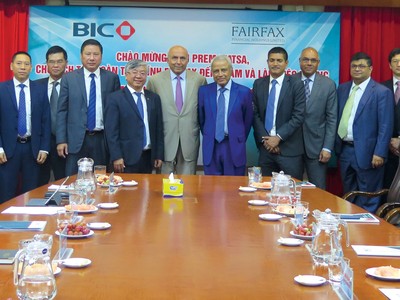 FairFax và BIC sẽ đẩy mạnh hợp tác trong 4 lĩnh vực