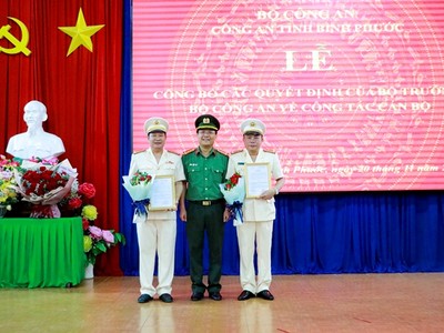 Bộ Công an bổ nhiệm nhân sự mới