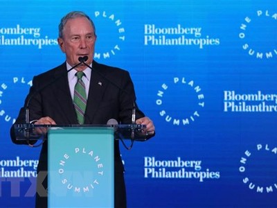 Cựu Thị trưởng New York, tỷ phú Michael Bloomberg. (Nguồn: AFP/TTXVN)