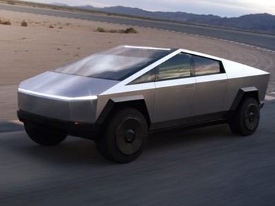 Mẫu Cybertruck. (Nguồn: Thedriven)