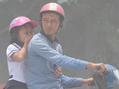 Ô nhiễm không khí ở Sài Gòn ngày càng tăng do khí thải từ 10 triệu xe máy, ôtô; nhà xưởng; xây dựng. Ảnh minh hoạ: Duy Trần.