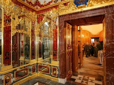 Bảo tàng Green Vault tại Cung điện Hoàng gia ở thành phố Dresden. (Nguồn: EPA-EFE)