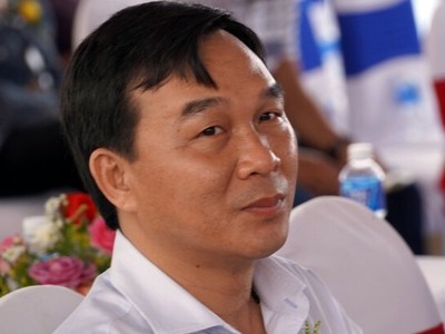 Ông Lê Nguyễn Thanh Danh dự lễ khánh thành một dự án nhà ở xã hội tại TP. Phan Thiết ngày 20/9. Ảnh: Việt Quốc.