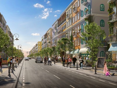 Màu sắc Địa Trung Hải rực rỡ tại Sun Grand City New An Thoi.