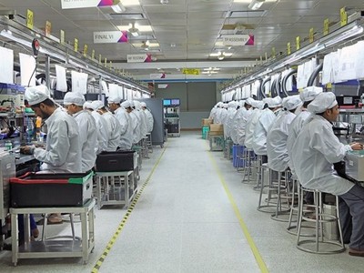 Một nhà máy của Lava Mobile ở Ấn Độ. (Ảnh: Twitter)