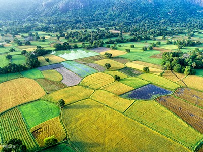 'Bức họa đồng quê' Tà Pạ nhìn từ trên cao