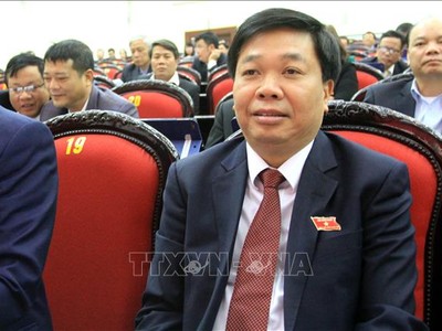 Tân Phó Chủ tịch UBND tỉnh Thái Bình Nguyễn Quang Hưng. Ảnh TTXVN